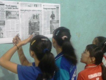 ATLETAS SE INTERESSAM PELA COBERTURA JORNALÍSTICA