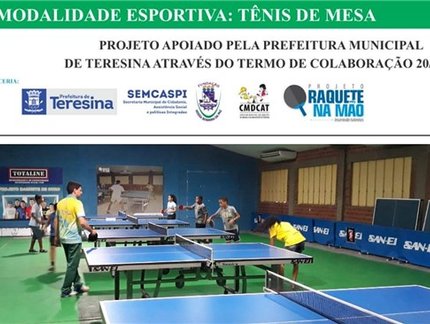 PELOS ESTADOS – Projeto Raquete na Mão pretende tirar crianças da ociosidade e garimpar talentos no Piauí