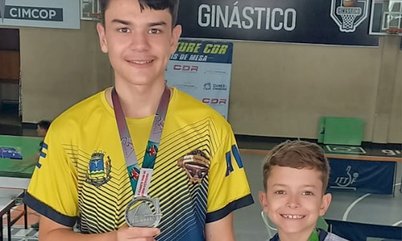 Entre brincadeiras e desenhos, irmãos conquistam medalhas no TMB Estadual de Belo Horizonte/MG