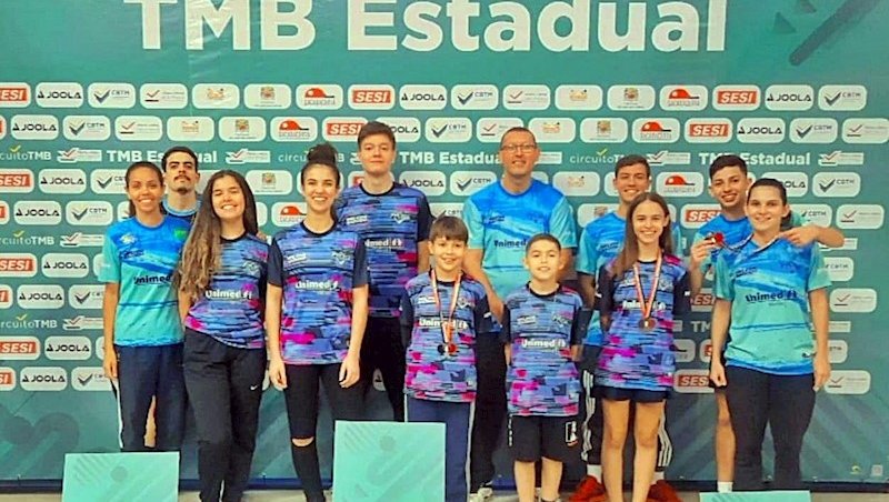 Equipe de Marília no TMB Estadual. Foto: Divulgaçã