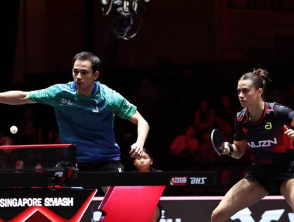 Hugo Calderano e Bruna Takahashi estreiam com vitória e avançam às quartas de final no WTT Star Contender Ljubljana 2026