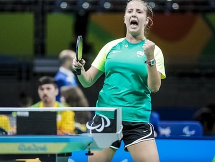 Jogos Paralímpicos: Na manhã de estreia, Danielle Rauen dá show ao bater chinesa de virada