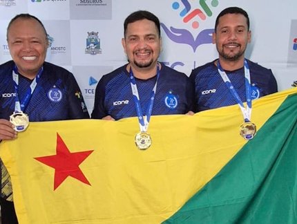 Mesa-tenistas acreanos são destaque nas Olimpíadas Mercosul dos Tribunais de Conta em Foz do Iguaçu-PR