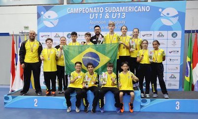 Com direito a dobradinha, Brasil conquista o título do Sul-Americano no sub-13 masculino