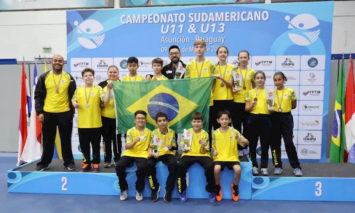 Com direito a dobradinha, Brasil conquista o título do Sul-Americano no sub-13 masculino
