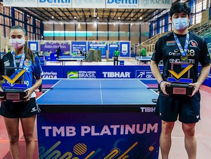 Experiência e juventude: Cazuo Matsumoto e Giulia Takahashi são arrasadores e levam os Absolutos A do TMB Platinum