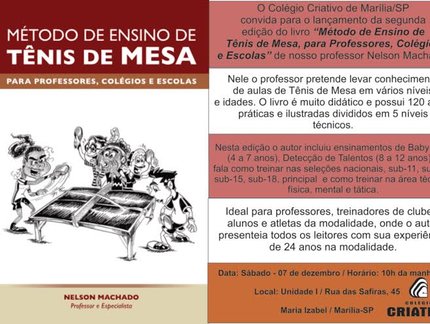 Nelson Machado lança segunda edição de seu livro no próximo sábado