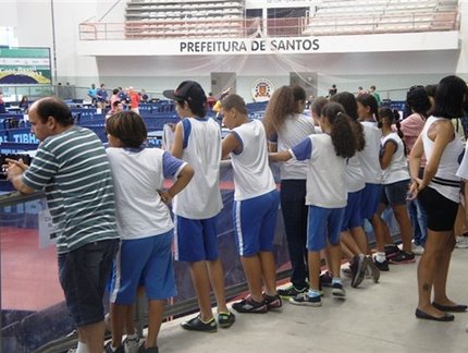 Alunos do projeto ‘Jornada Ampliada’ visitam a Copa Brasil Santos