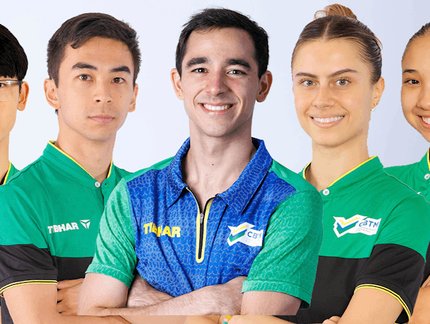 Brasil inicia 2025 com cinco mesatenistas entre os 100 melhores do ranking mundial