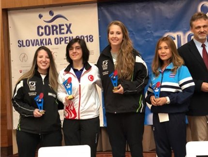 Bruna Alexandre é campeã do Aberto Paralímpico da Eslováquia