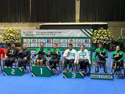 Brasil fecha participação no ITTF World Para Future Santiago com 11 medalhas nas duplas