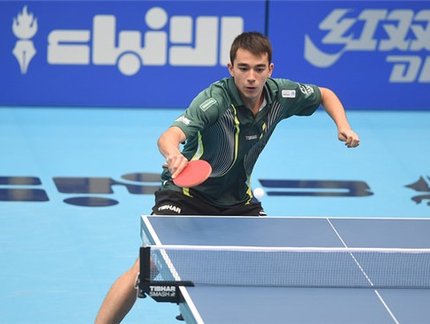 Aberto da Áustria: Calderano faz história e é o primeiro brasileiro a chegar em uma final de etapa major do Circuito Mundial
