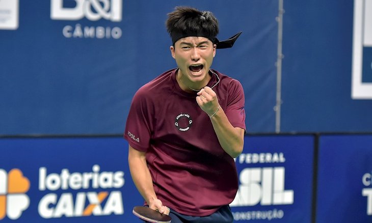 Joom Shim comemora título na Arena Carioca 1 - Fot