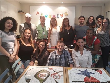 Presidente do Comitê Olímpico do Brasil visita a sede da CBTM no Rio de Janeiro