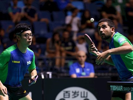 Guilherme Teodoro e Carlos Ishida representam o Brasil no WTT Feeder Düsseldorf