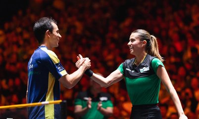 Hugo Calderano e Bruna Takahashi fazem história e vão à final do Smash de Singapura