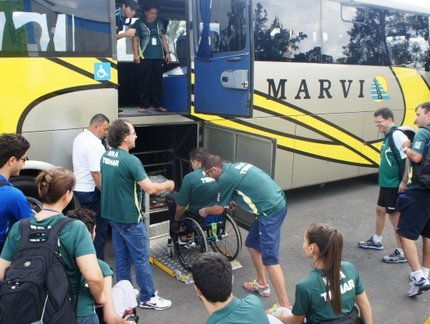 Atletas elogiam a estrutura oferecida pelos organizadores do Parapan