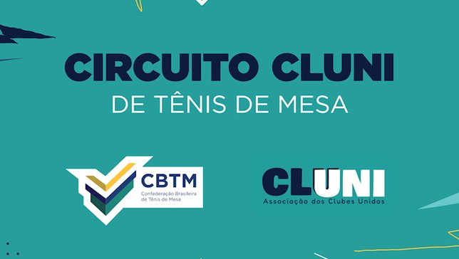 Primeiro Circuito CLUNI de Tênis de Mesa irá reunir mais de 120 atletas no Clube Militar do Rio de Janeiro