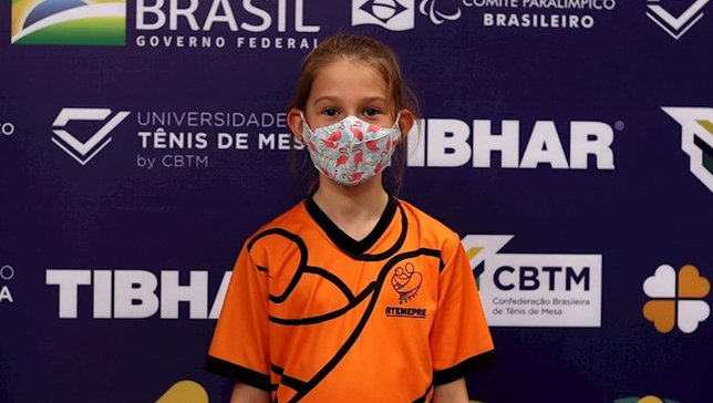 campeã da categoria Tainara Heidrich. Foto: CBTM