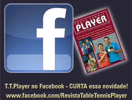 Revista Table Tennis Player cria página no Facebook para ampliar divulgação