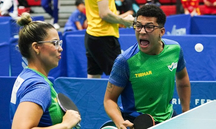 Thais e Cadu fizeram grande torneio no Aberto Para