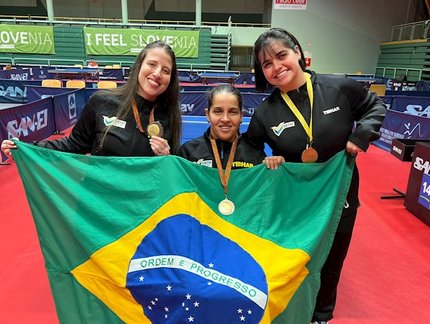 Brasil conquista ouro com Bruna Alexandre e bronze com Cátia Oliveira e Jennyfer Parinos na Eslovênia