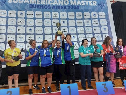 Brasil conquista 19 medalhas no Campeonato Sul-Americano de Masters, em Buenos Aires