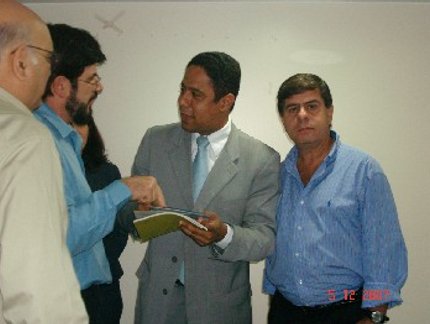 ALAOR SE ENCONTRA COM O MINISTRO DO ESPORTE