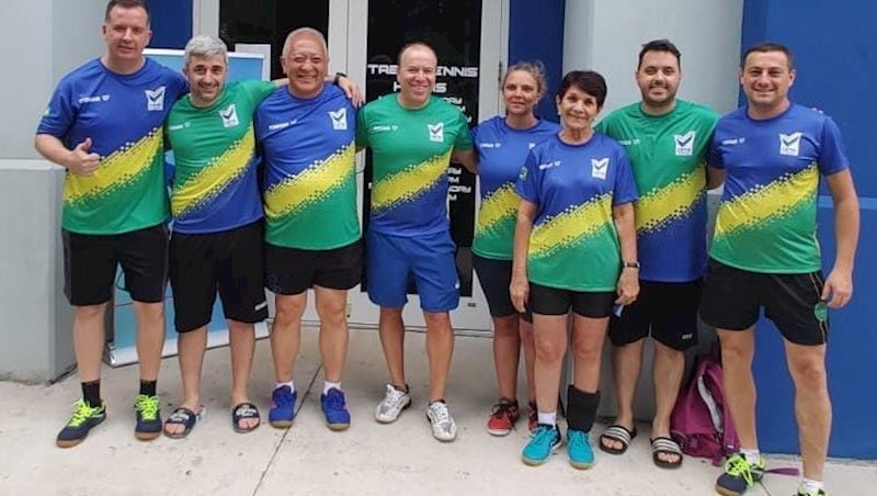 Delegação brasileira reunida nos Estados Unidos