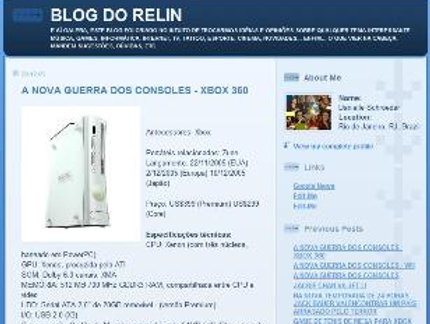 BLOG DO RELIN FALA DE MAIS UM CONSOLE