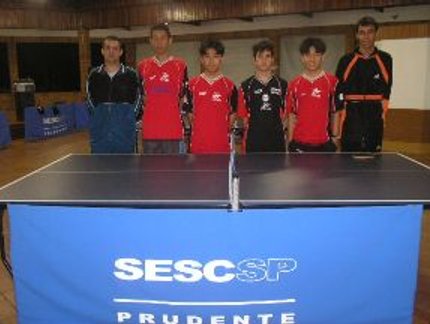 PRESIDENTE PRUDENTE VENCE TÊNIS DE MESA NOS JOGOS REGIONAIS DE OSVALDO CRUZ