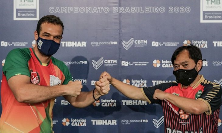 Jorge Fanck (esq.) e Carlos Fujihara (dir.) e o du