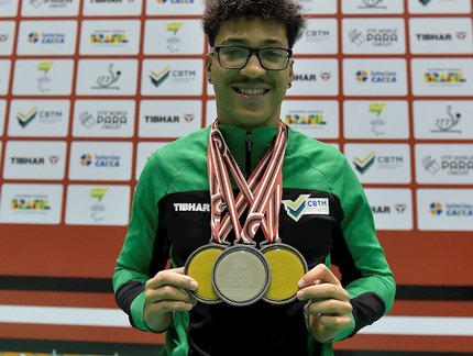 Cadu Moraes é nº1 no ranking internacional individual de duplas mistas na Classe 5