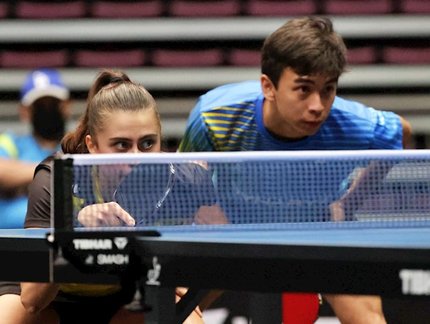 Dupla Takahashi/Ishiy termina em terceira posição inédita e Calderano vai às quartas no WTT Contender da Tunísia