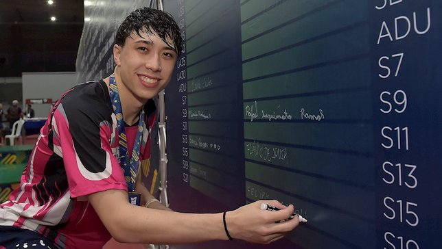 Felipe Arado é campeão sub-19 do TMB Platinum Chap