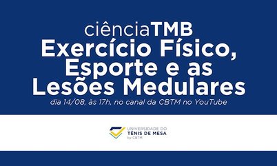‘Exercício, Esporte e as Lesões Musculares’ é o tema do 15º Ciência TMB