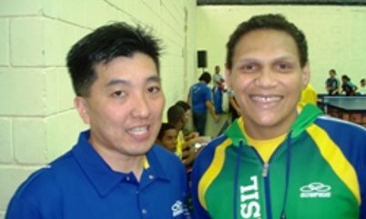 JUDOCA EDINANCI SILVA ELOGIA ESTRUTURA DO TÊNIS DE MESA