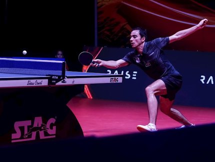 Hugo Calderano vence Simon Gauzy na estreia e avança às oitavas de final do WTT Contender Antália