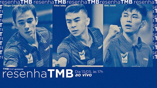 Resenha TMB recebe trio de peso na próxima quarta: Hugo Calderano, Vitor Ishiy e Eric Jouti