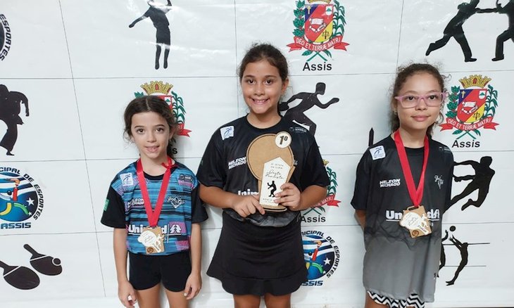 Equipe de tênis de mesa de Marília conquista medalhas na 2ª etapa da Liga Oeste Paulista