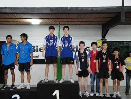 BRASIL É CAMPEÃO NAS DUPLAS NO INFANTIL MASCULINO NO ABERTO DA VENEZUELA
