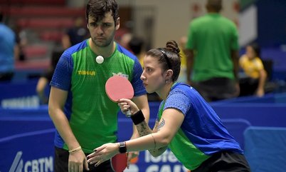 Israel Stroh e Jennyfer Parinos conquistam título em classe com pódio 100% brasileiro no Aberto Paralímpico ITTF Fa40