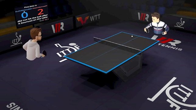 Tênis de Mesa em realidade virtual foi uma das atrações do TMB Platinum Brasileiro Interclubes