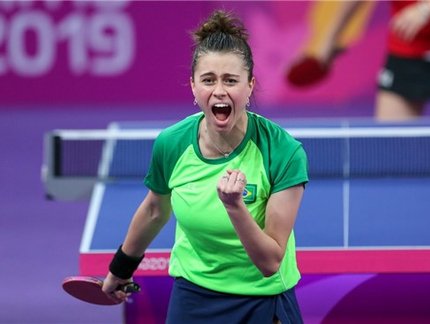 JOGOS PAN-AMERICANOS – Bruna Takahashi e Hugo Calderano estão nas semifinais individuais e garantem mais duas medalhas em Lima