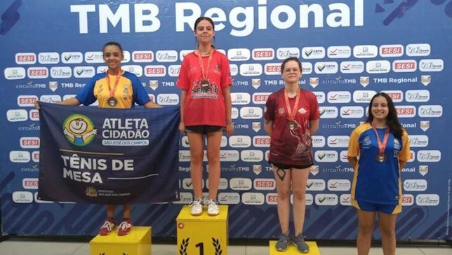 Talentos e competição acirrada marcam a 3ª etapa da Liga Valeparaibana de Tênis de Mesa