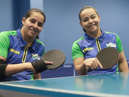 Catia Oliveira e Marliane Santos conquistam o ouro em duplas no Aberto Paralímpico Fa40 da Tailândia