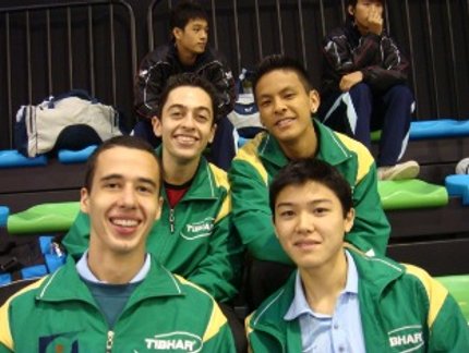 EQUIPE MASCULINA TAMBÉM ESTRÉIA NO MUNDIAL