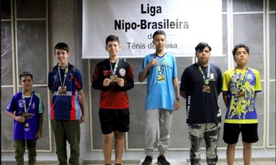 Poaenses são destaque na Liga Nipo-Brasileira de Tênis de Mesa