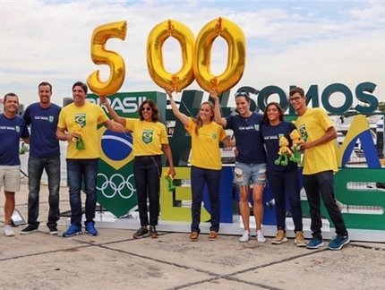 A 500 dias dos Jogos Olímpicos Tóquio 2020, COB lança escultura #Somos Time Brasil