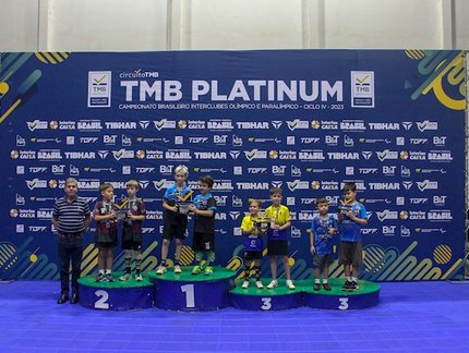 Rio Spin/RJ vence a disputa por Equipes de Clubes Sub-9 do TMB Platinum - Campeonato Brasileiro